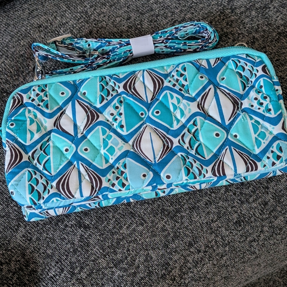 Cute & Handy Vera Bradley "Go Fish" Quilted -NWT